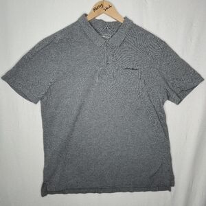 Eddie Bauer Men's Gray Cotton Polo Shirt Size L